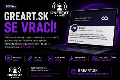 Greart.sk se vrací! Slovenský kreativní projekt chystá comeback